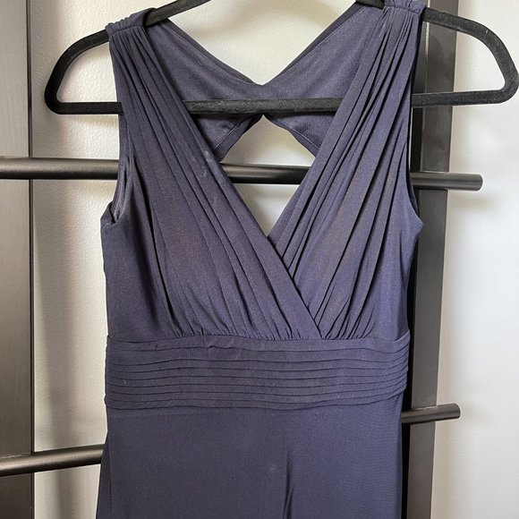 Dark Blue Maxi Dress/ Gown (S) - Picture 1 of 6